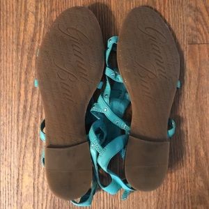 Gianni Bini Shoes - Gianni Bini turquoise embellished gladiator sandal Gianni Bini Shoes - Gianni Bini turquoise embellished gladiator sandal